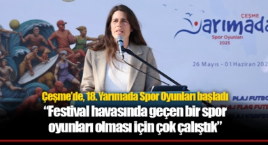 Çeşme’de, 18. Yarımada Spor Oyunları başladı