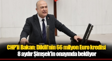 CHP’li Bakan: Dikili’nin 66 milyon Euro kredisi 8 aydır Şimşek’in onayında bekliyor
