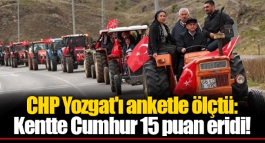 CHP Yozgat'ı anketle ölçtü: Kentte Cumhur 15 puan eridi!