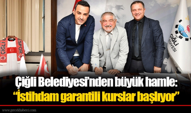 Çiğli Belediyesi’nden büyük hamle: “İstihdam garantili kurslar başlıyor”