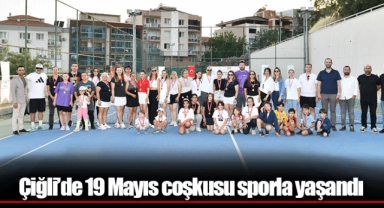 Çiğli’de 19 Mayıs coşkusu sporla yaşandı