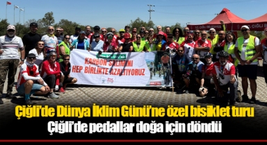 Çiğli’de Dünya İklim Günü’ne özel bisiklet turu