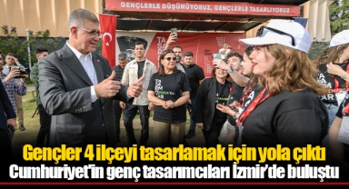 Gençler 4 ilçeyi tasarlamak için yola çıktı