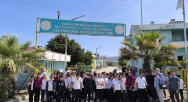 Gölmarmaralı öğrenciler arıtma tesisinde suyun değerini yerinde öğrendi