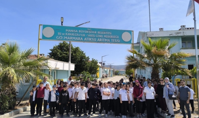 Gölmarmaralı öğrenciler arıtma tesisinde suyun değerini yerinde öğrendi