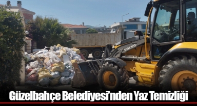 Güzelbahçe Belediyesi’nden Yaz Temizliği