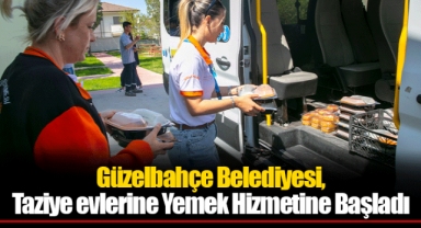 Güzelbahçe Belediyesi, Taziye evlerine Yemek Hizmetine Başladı