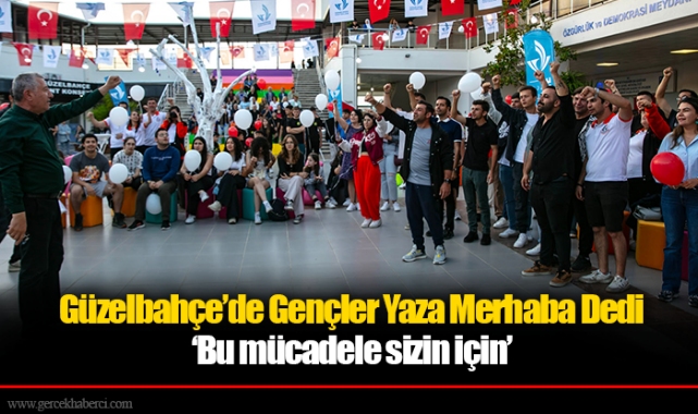 Güzelbahçe’de Gençler Yaza Merhaba Dedi