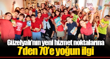 Güzelyalı’nın yeni hizmet noktalarına 7’den 70’e yoğun ilgi