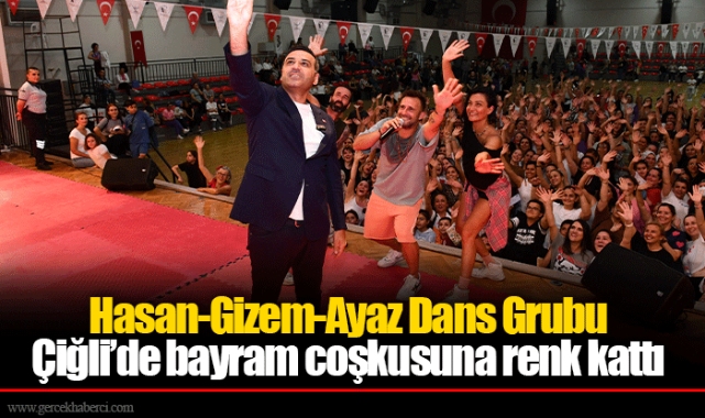 Hasan-Gizem-Ayaz Dans Grubu Çiğli’de bayram coşkusuna renk kattı