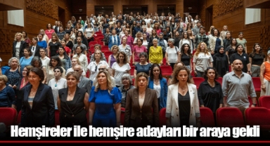 Hemşireler ile hemşire adayları bir araya geldi