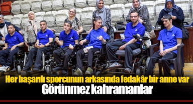 Her başarılı sporcunun arkasında fedakâr bir anne var