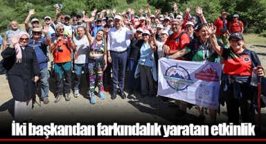 İki başkandan farkındalık yaratan etkinlik