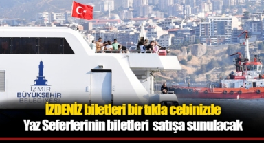 İZDENİZ biletleri bir tıkla cebinizde