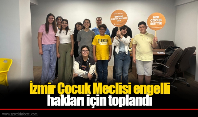 İzmir Çocuk Meclisi engelli hakları için toplandı