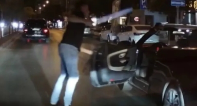 İzmir'de trafikte tartıştığı kişiye döner bıçağı çeken sürücü tutuklandı