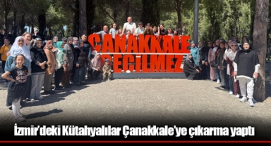 İzmir’deki Kütahyalılar Çanakkale’ye çıkarma yaptı