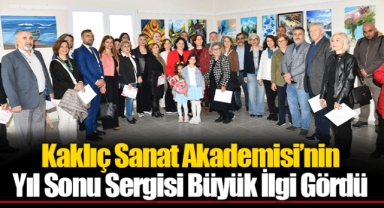 Kaklıç Sanat Akademisi’nin Yıl Sonu Sergisi Büyük İlgi Gördü