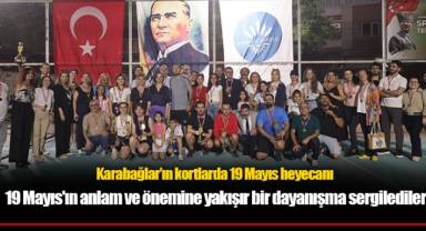 Karabağlar’ın kortlarda 19 Mayıs heyecanı