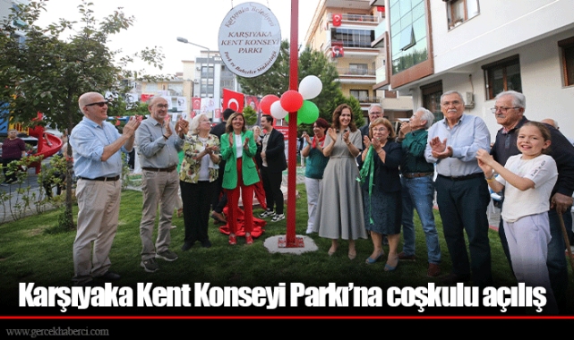 Karşıyaka Kent Konseyi Parkı’na coşkulu açılış