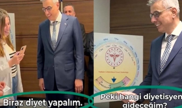 'Kilolu avı' yapan Bakanı diyetisyene yönlendirdiler