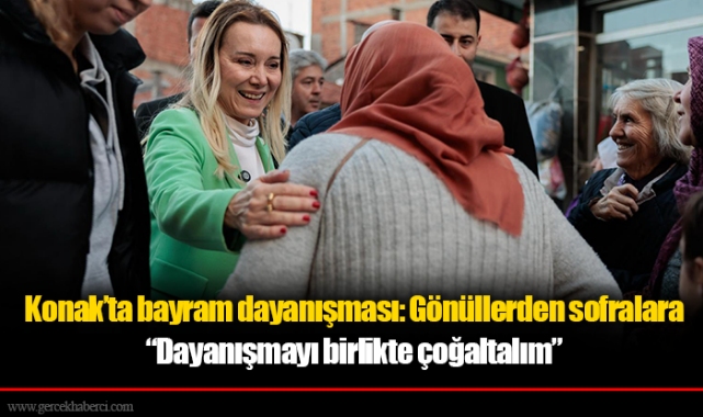 Konak’ta bayram dayanışması: Gönüllerden sofralara