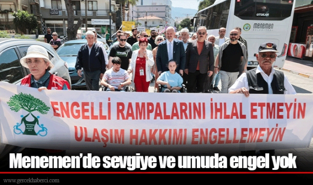 Menemen’de sevgiye ve umuda engel yok