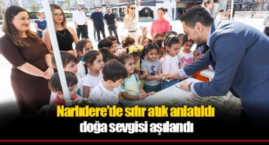 Narlıdere'de sıfır atık anlatıldı doğa sevgisi aşılandı