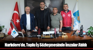 Narlıdere’de, Toplu İş Sözleşmesinde İmzalar Atıldı
