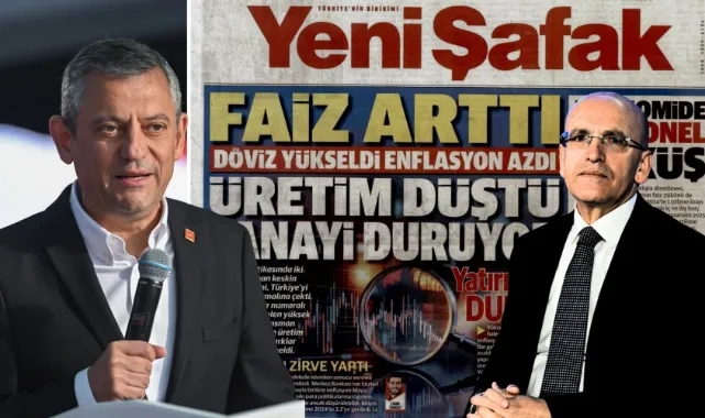 Özgür Özel o habere dikkat çekti: 'Berat Albayrak, Yeni Şafak eliyle Mehmet Şimşek'in kafasına vuruyor'