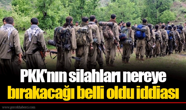 PKK&#039;nın silahları nereye bırakacağı belli oldu iddiası