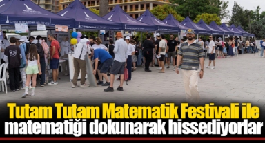 Tutam Tutam Matematik Festivali ile matematiği dokunarak hissediyorlar