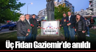 Üç Fidan Gaziemir’de anıldı