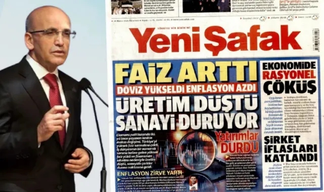 Yeni Şafak, Mehmet Şimşek&#039;e eleştirilerinin dozunu artırdı: &#039;Dayanabilirsen dayan Ali Cabbar&#039;