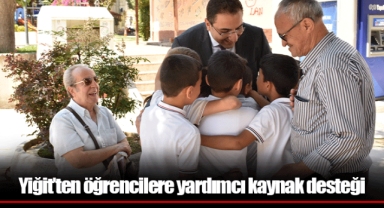 Yiğit’ten öğrencilere yardımcı kaynak desteği