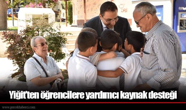 Yiğit’ten öğrencilere yardımcı kaynak desteği