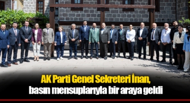 AK Parti Genel Sekreteri İnan, basın mensuplarıyla bir araya geldi