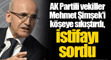 AK Partili vekiller Mehmet Şimşek'i köşeye sıkıştırdı, istifayı sordu