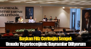 Başkan Filiz Ceritoğlu Sengel: Umudu Yeşerteceğimiz Bayramlar Diliyorum