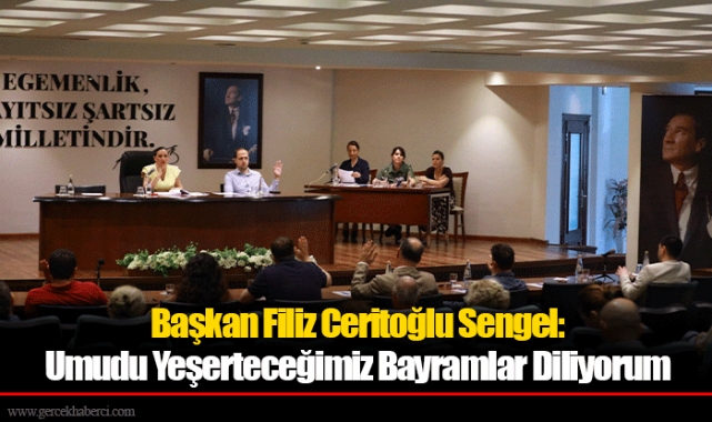 Başkan Filiz Ceritoğlu Sengel: Umudu Yeşerteceğimiz Bayramlar Diliyorum
