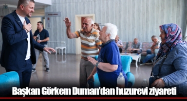 Başkan Görkem Duman’dan huzurevi ziyareti