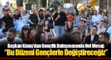 Başkan Kınay’dan Gençlik Buluşmasında Net Mesaj: “Bu Düzeni Gençlerle Değiştireceğiz”