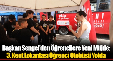Başkan Sengel’den Öğrencilere Yeni Müjde: 3. Kent Lokantası Öğrenci Otobüsü Yolda