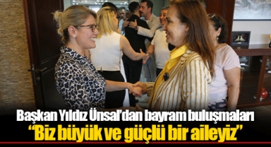 Başkan Yıldız Ünsal’dan bayram buluşmaları