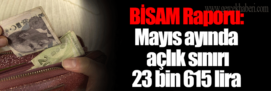 BİSAM Raporu: Mayıs ayında açlık sınırı 23 bin 615 lira