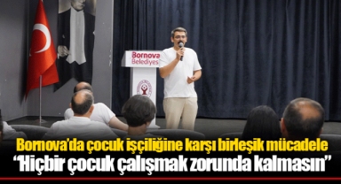 Bornova’da çocuk işçiliğine karşı birleşik mücadele “Hiçbir çocuk çalışmak zorunda kalmasın”