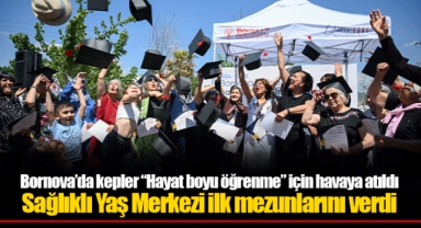 Bornova’da kepler “Hayat boyu öğrenme” için havaya atıldı