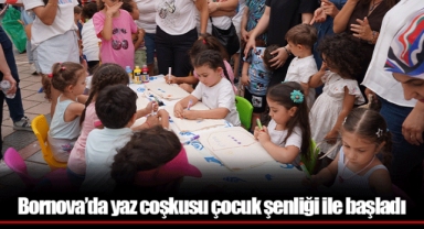 Bornova’da yaz coşkusu çocuk şenliği ile başladı