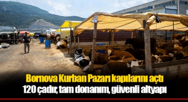 Bornova Kurban Pazarı kapılarını açtı