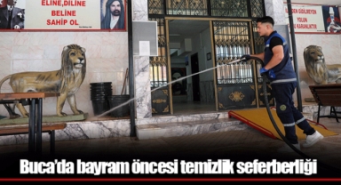 Buca’da bayram öncesi temizlik seferberliği